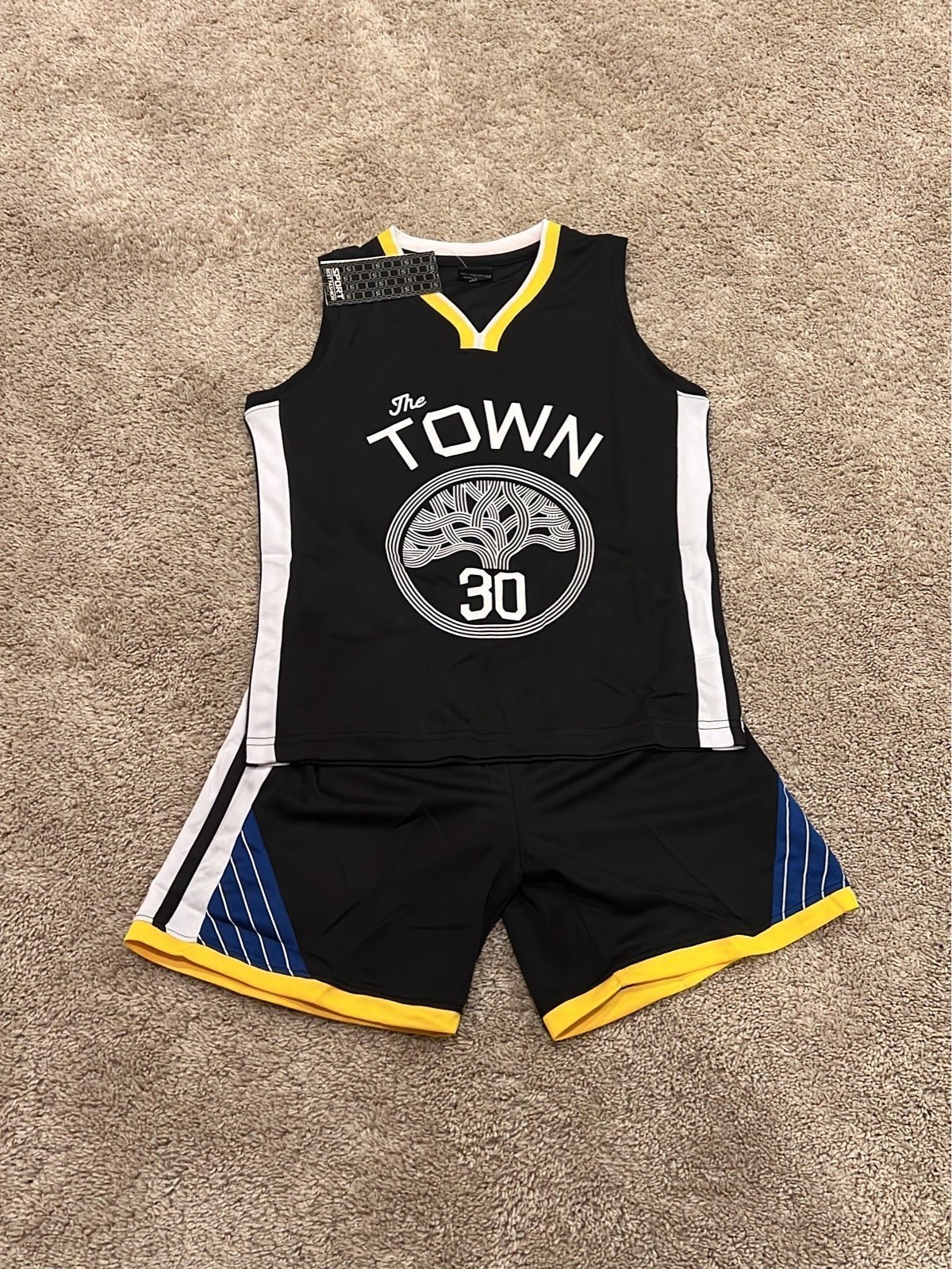 Steph Curry Warriors Youth S Jersey & Shorts