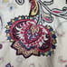 Robert Graham Button down Embroidered Large Long sleeve shirt. Flip Cuff Details