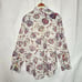 Robert Graham Button down Embroidered Large Long sleeve shirt. Flip Cuff Details