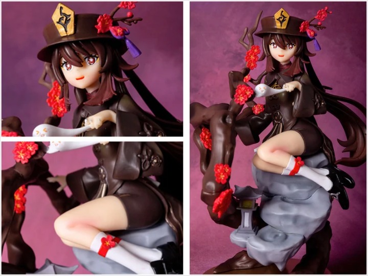 Blood Blossom Ver. | Genshin Impact | Hu Tao | Anime Action Figure | With Origin