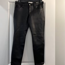 Guess faux leather the skinny low pants size 30
