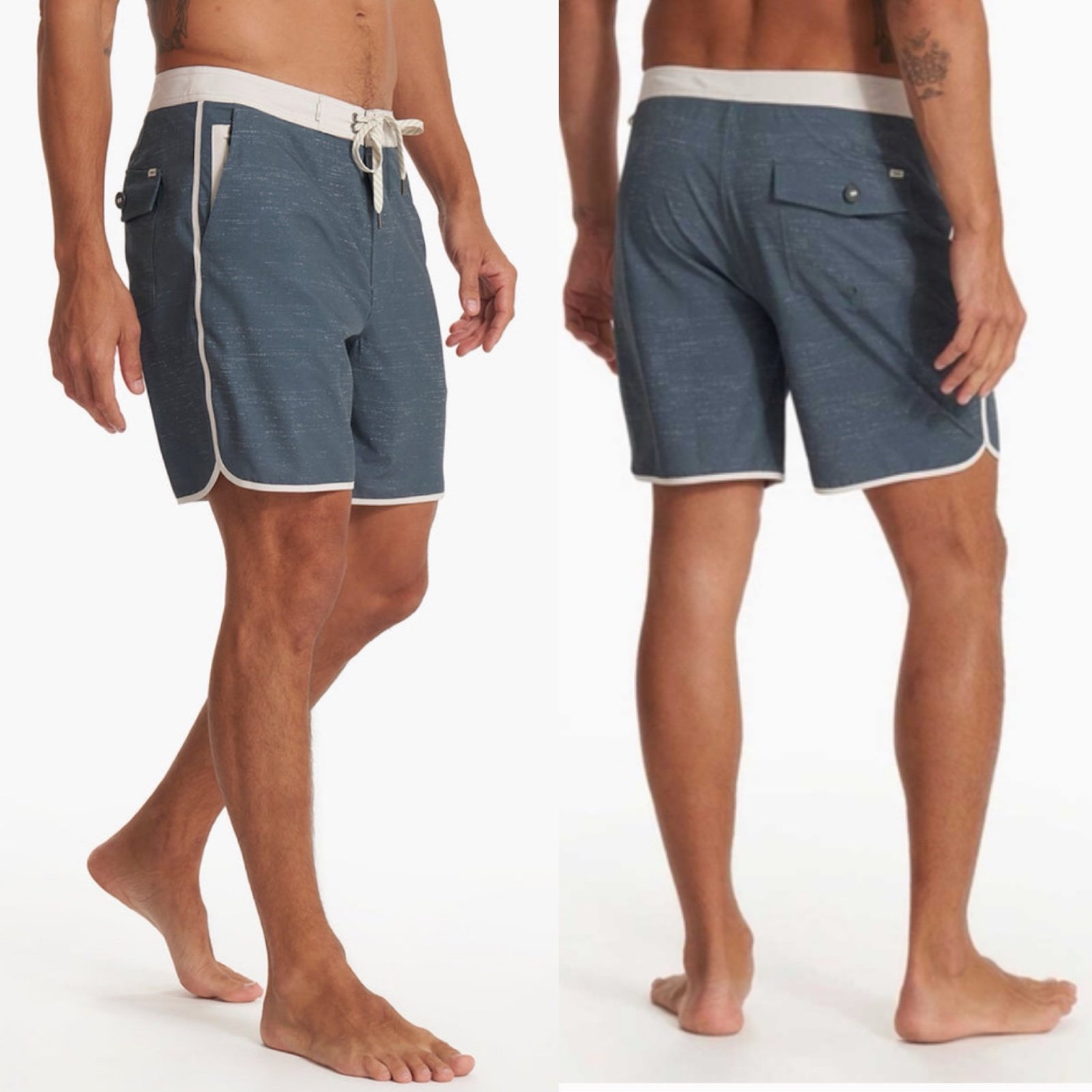 Vuori Cruise Boardshort - Lake Texture