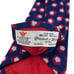 Turnbull & Asser Men's Tie Navy Blue & Red Geometric Silk England 3 5/8 x 57