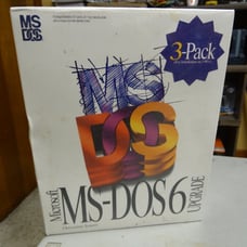 MICROSOFT MS DOS 6 UPGRADE 3-PACK 1993 3.5 and 5.25 DISKS NEW NIB SEALED