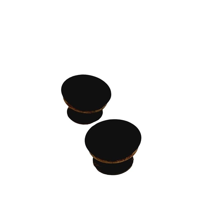 Antique 10kt Gold Cufflinks/Studs With Enamel Front (A5287)