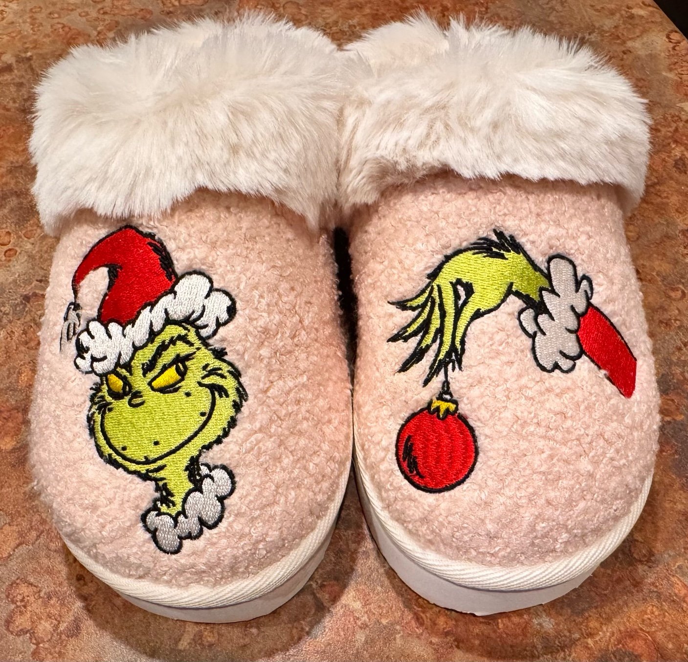 American Eagle Grinch Slippers