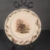 Big Sky Carvers Woodland Moose Dinner Plate Lodge Cabin Stoneware Pinecones
