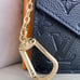 // PRISTINE // Embossed Monogram COIN CARD ZIPPY WALLET WRISTLET
