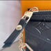 // PRISTINE // Embossed Monogram COIN CARD ZIPPY WALLET WRISTLET
