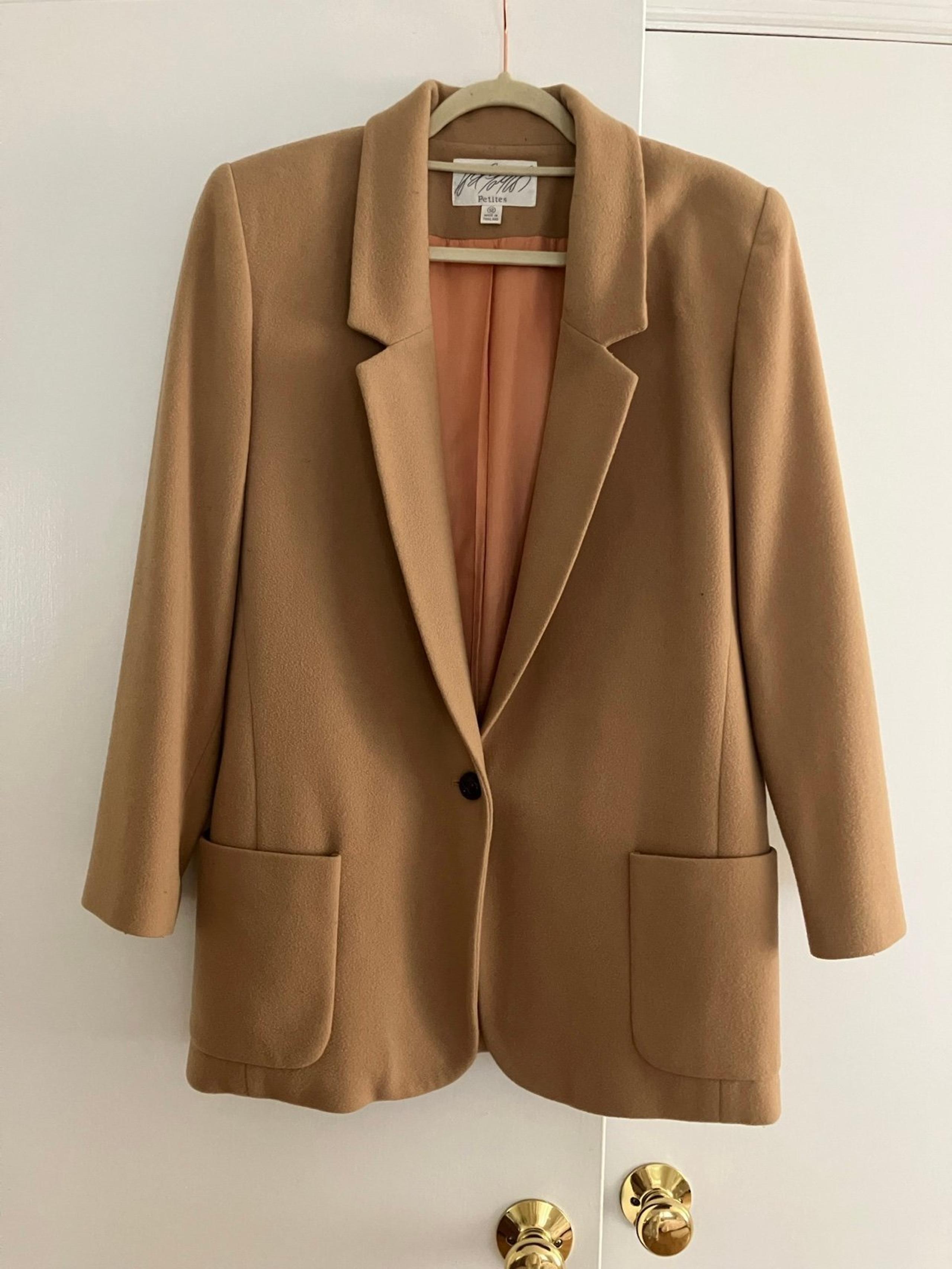 VTG Lord & Taylor  Cashmere Camel Hair Blazer