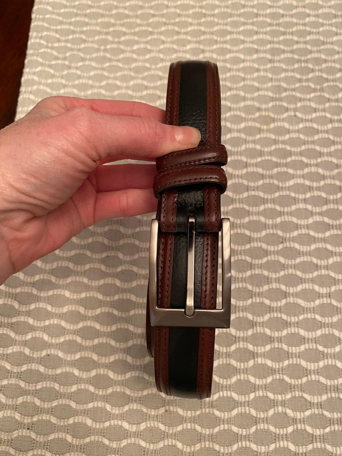 Johnston & Murphy Leather Belt