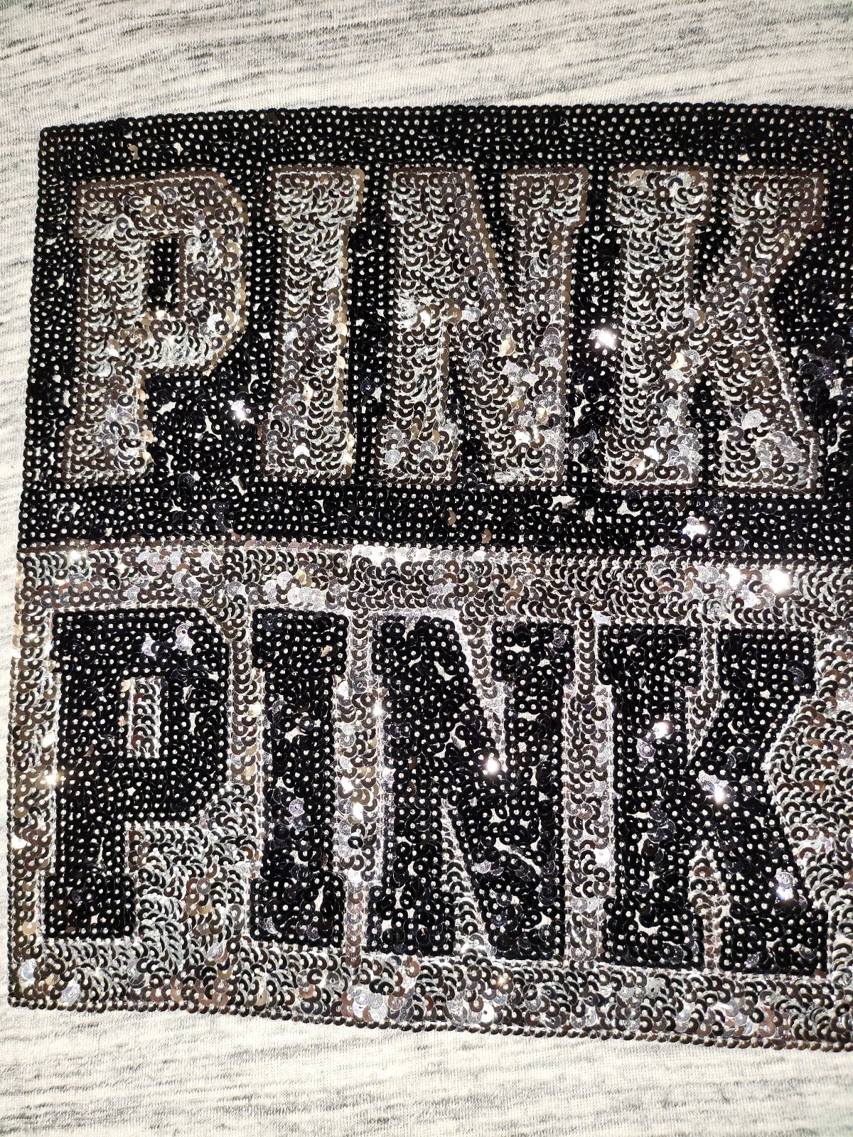 PINK Victoria Secret Bling Sequin longsleeve shirt ** SMALL******