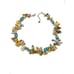 Sterling Silver 925 Southwestern Jasper Stone Turquoise Beaded Choker Necklace