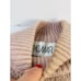 Vintage Diamond Print Mohair Turtleneck Sweater Pink