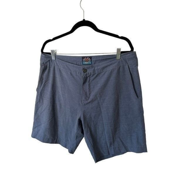 Faherty All Day Short Blue Cotton Blend Blemished on Rear Size 35