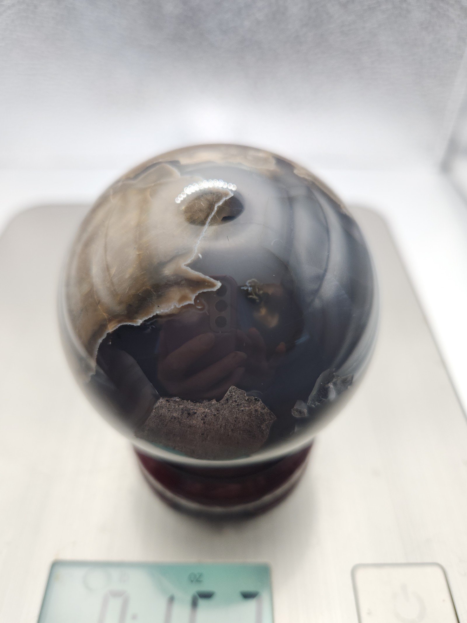 Volcano Agate Sphere