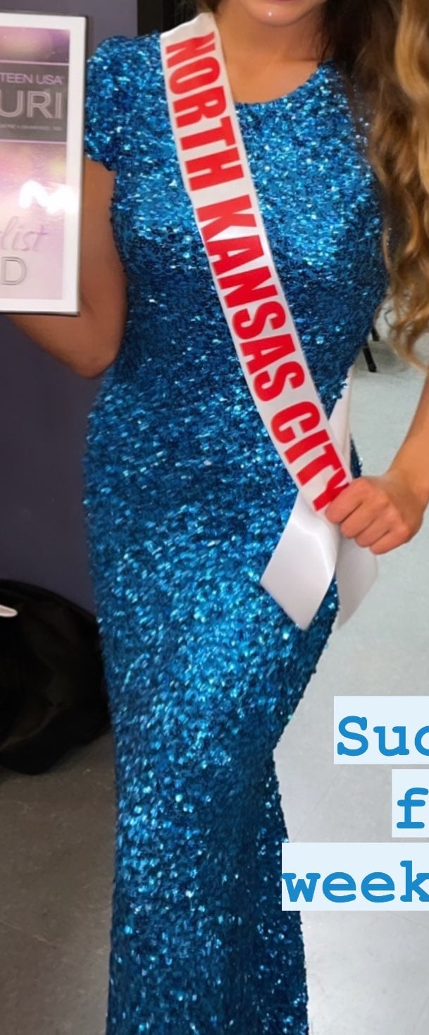 Sherri hill sequin formal gown