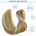Clip ins 100% human hair extensions 22 inch