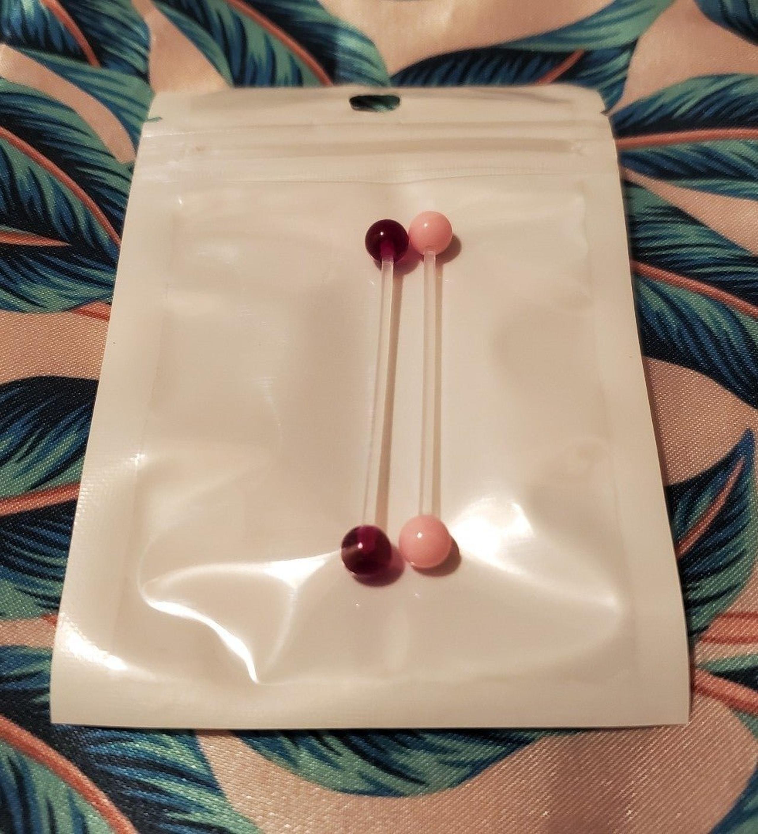 Industrial Piercing Barbell Ring Set