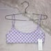Frankie’s Bikinis Dallas Checkered Bikini Bralette