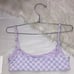 Frankie’s Bikinis Dallas Checkered Bikini Bralette