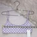 Frankie’s Bikinis Dallas Checkered Bikini Bralette