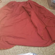 Orange skirt