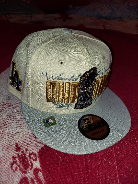 LA Dodgers Cap 2024 World Series Champions Parade New Era Hat 9FIFTY Snapback
