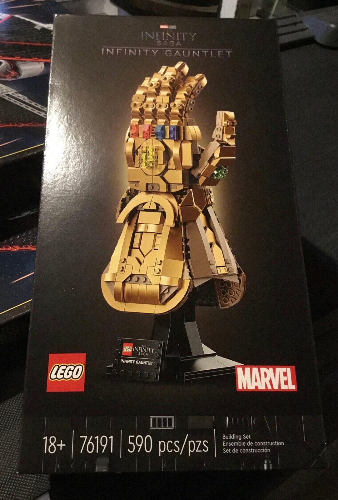 LEGO THE INFINITY SAGA; INFINITY GAUNTLET 590 PCS