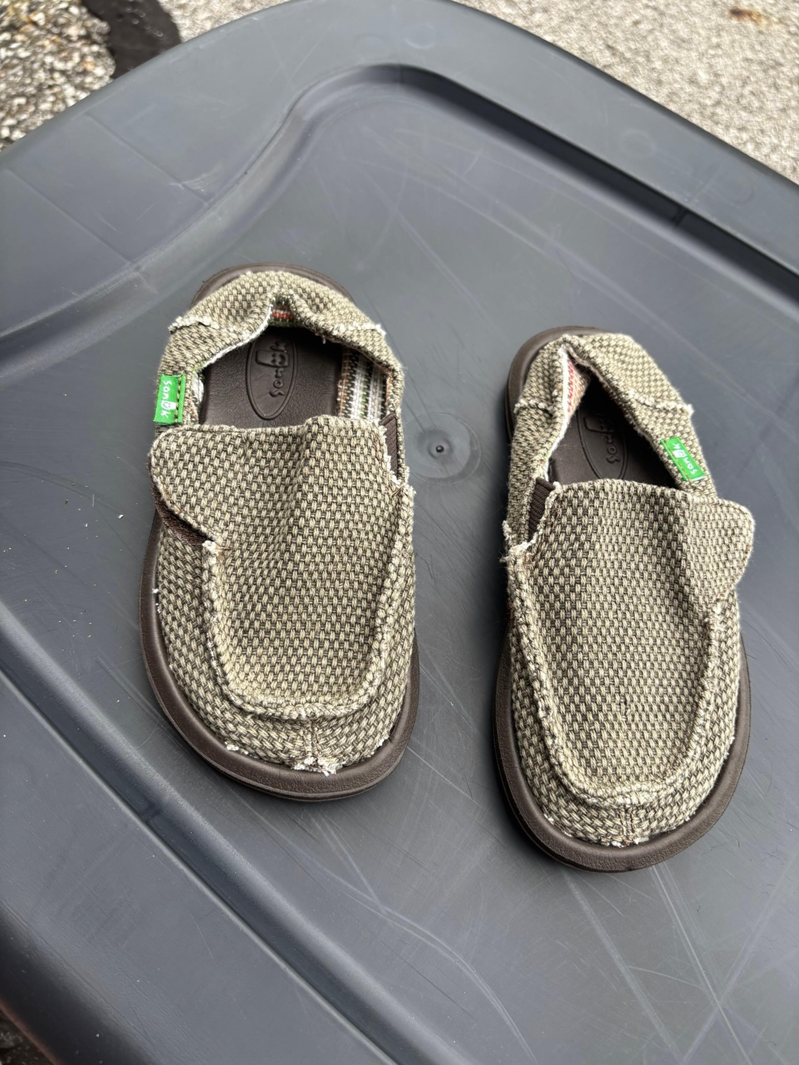 Little Boys Sanuk Vagabond Shoes Size 10