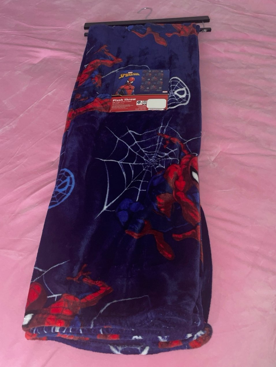 spiderman throw blanket