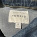 Torrid Denim Jacket Jean Trucker 0 Plus Size