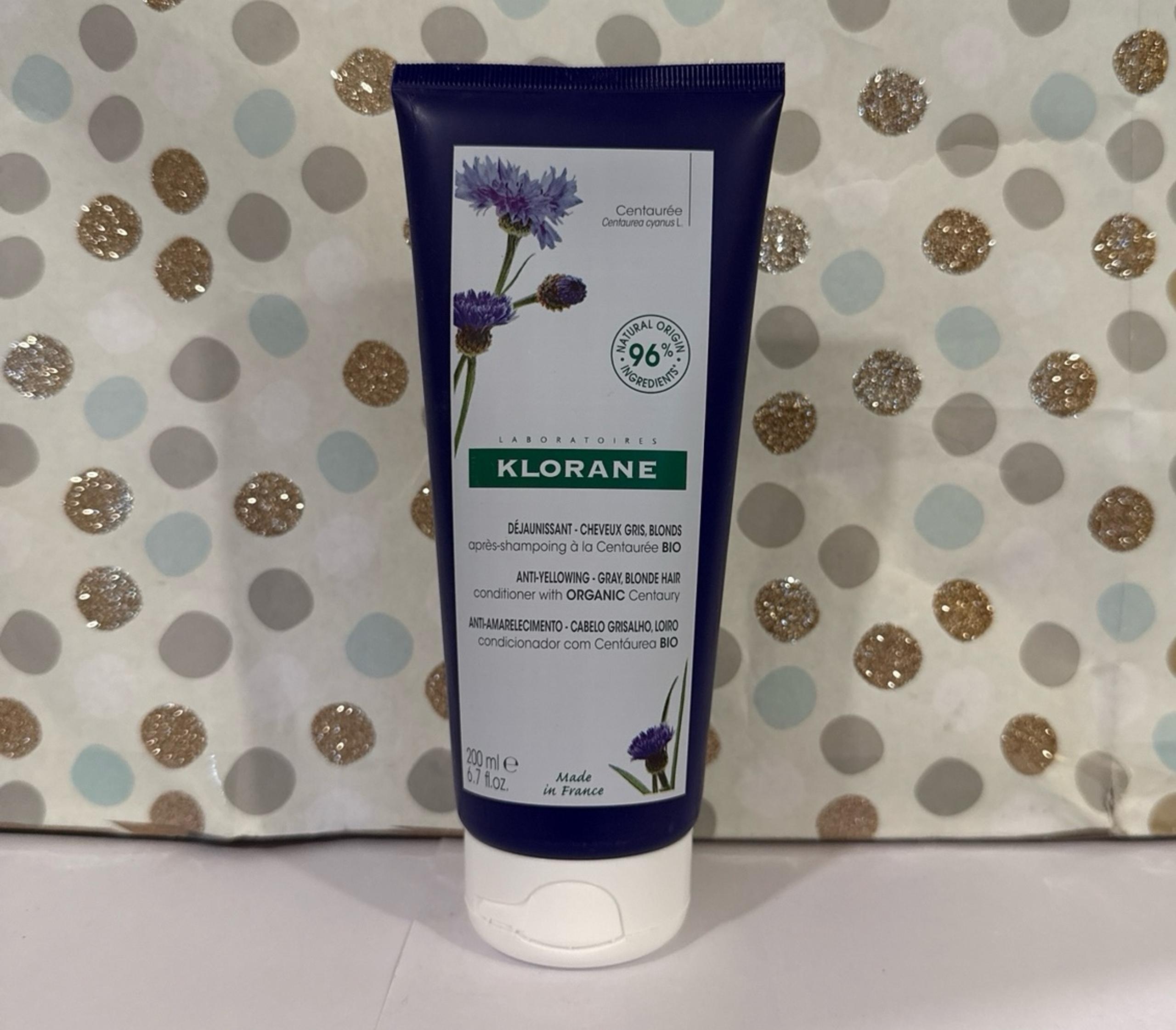 Klorane's Anti-Yellowing Conditioner with Centaury