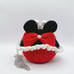 Hand-woven Cotton Crochet Kiss-lock Minnie Handbag with Metal Strap, Medium