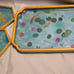 Custom Tray & coasters - Koi Pond