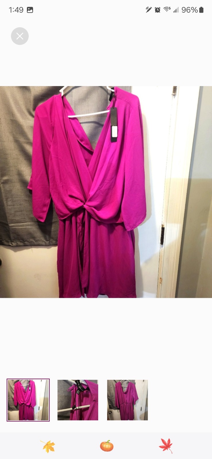 NWT SYMPHONY 3X PURPLE ROMPER