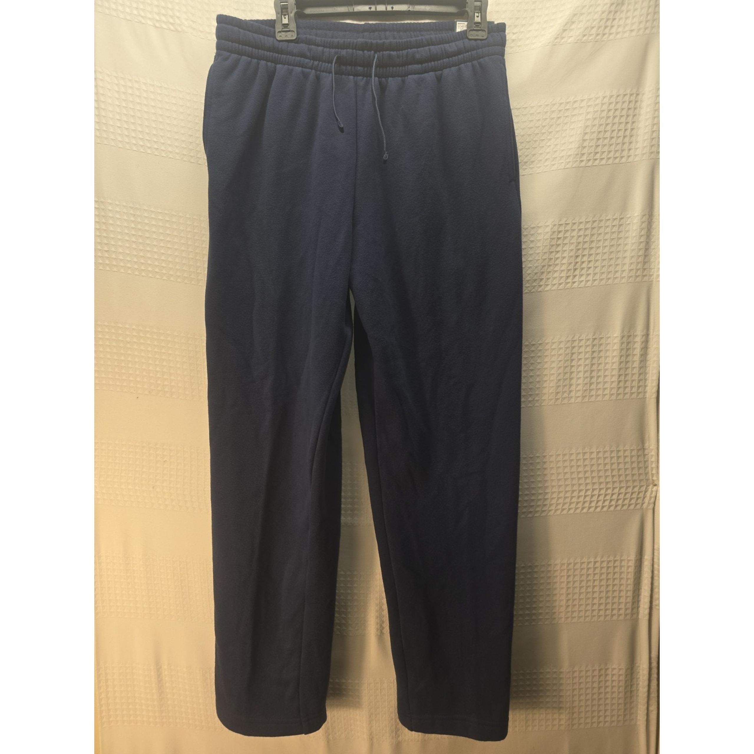 Tek Gear Sweatpants Mens Size Medium Straight Leg Ultrasoft Fleece Blue