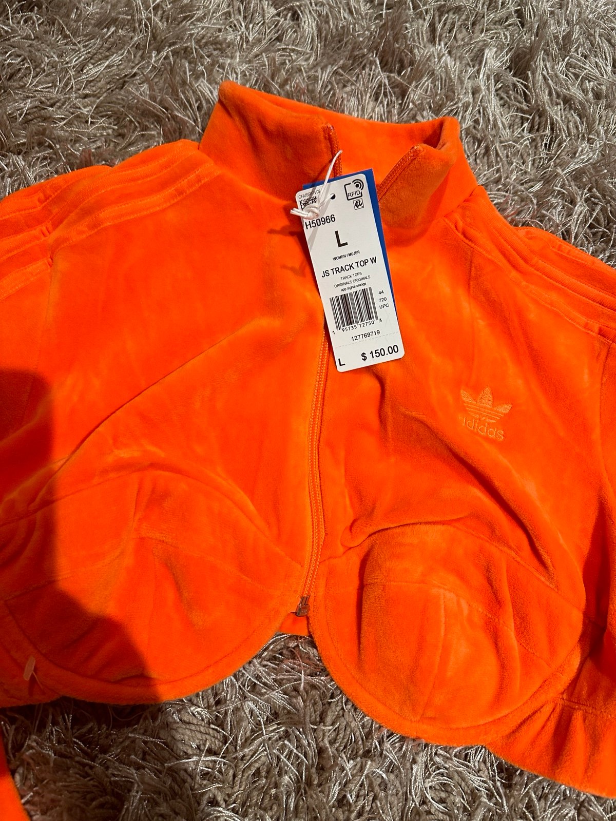 Adidas jacket track in orange