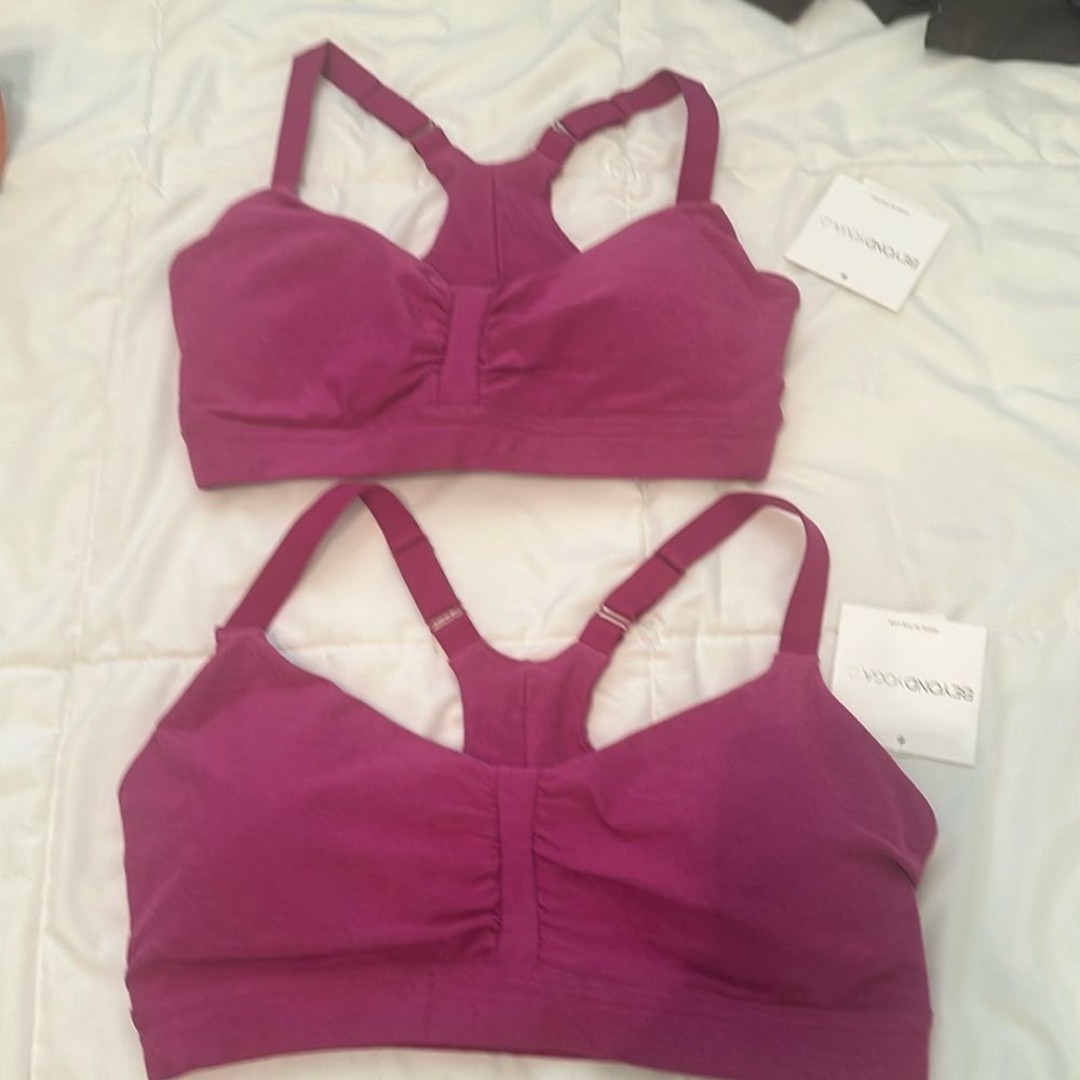 Beyond Yoga Spacedye On Center Bra- Magenta