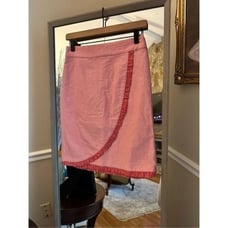 J Crew A Line Wrap Skirt Size 0