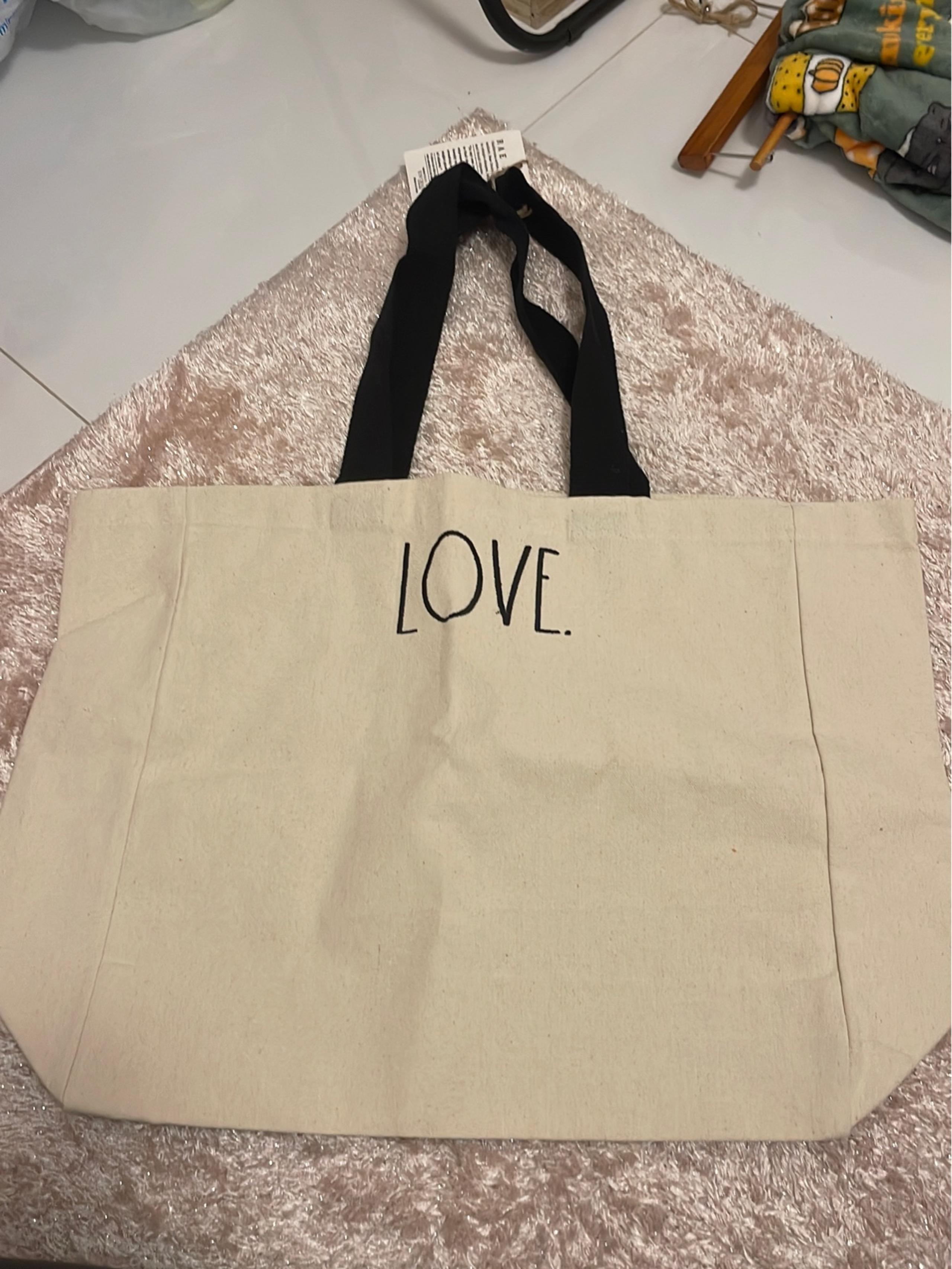 Rae Dunn LOVE Tote Bag