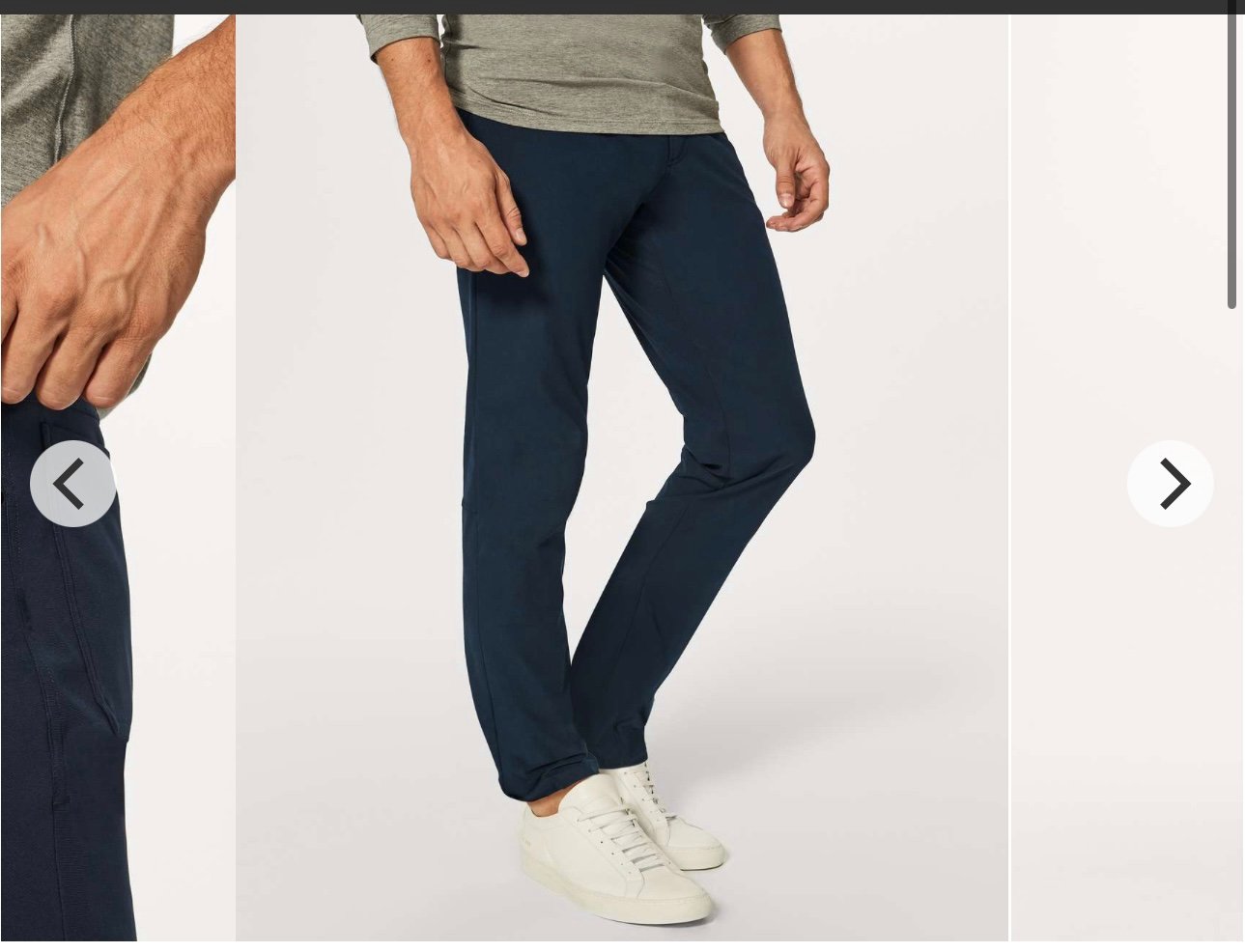 Lululemon ABC Pant Classic *31” Nautical Navy Size 34