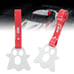 NEW 2PCS GHOST GLOW IN DARK GREEN JDM TSURIKAWA RING Red Handle Strap Drift
