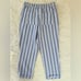 NWT LOFT Emory Taper Pants in Striped Linen Blend Sz Large