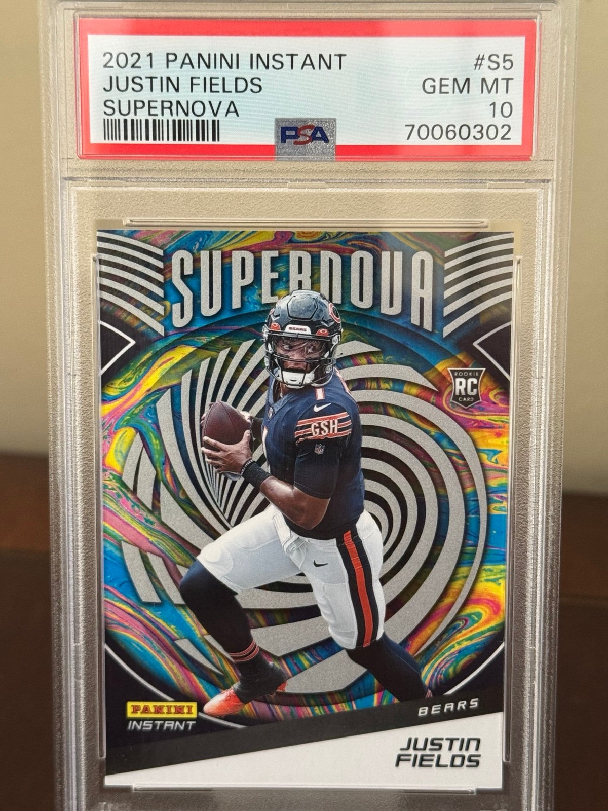 Just Fields 2021 Panini Instant Supernova /3357  PSA 10  RC