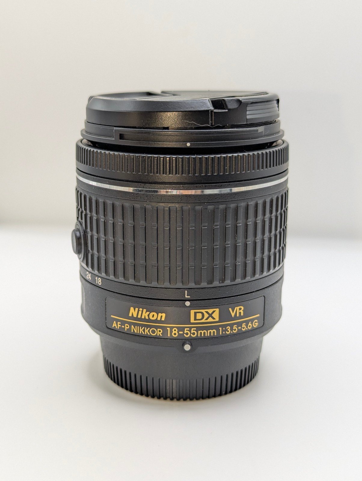 Nikon 18-55 VR camera lens.