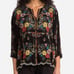 johnny was top blouse tunic NWT L