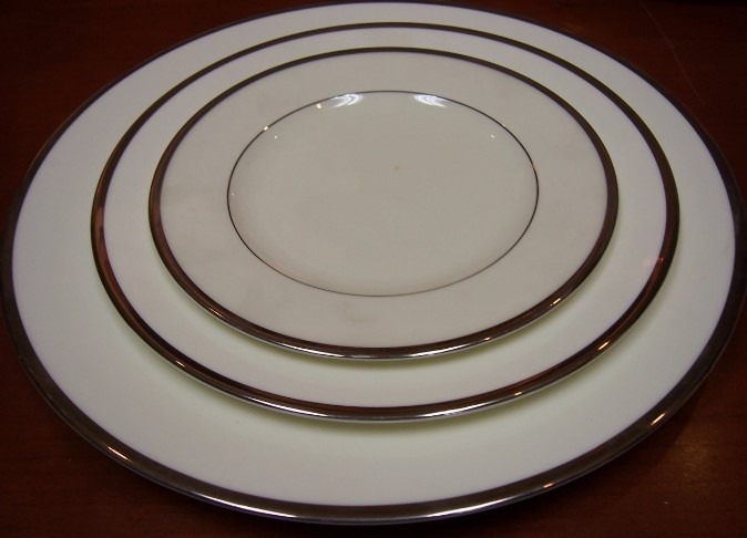 Dinner Plate, Salad Plate and Bread & Butter Plate - Paris NORITAKE