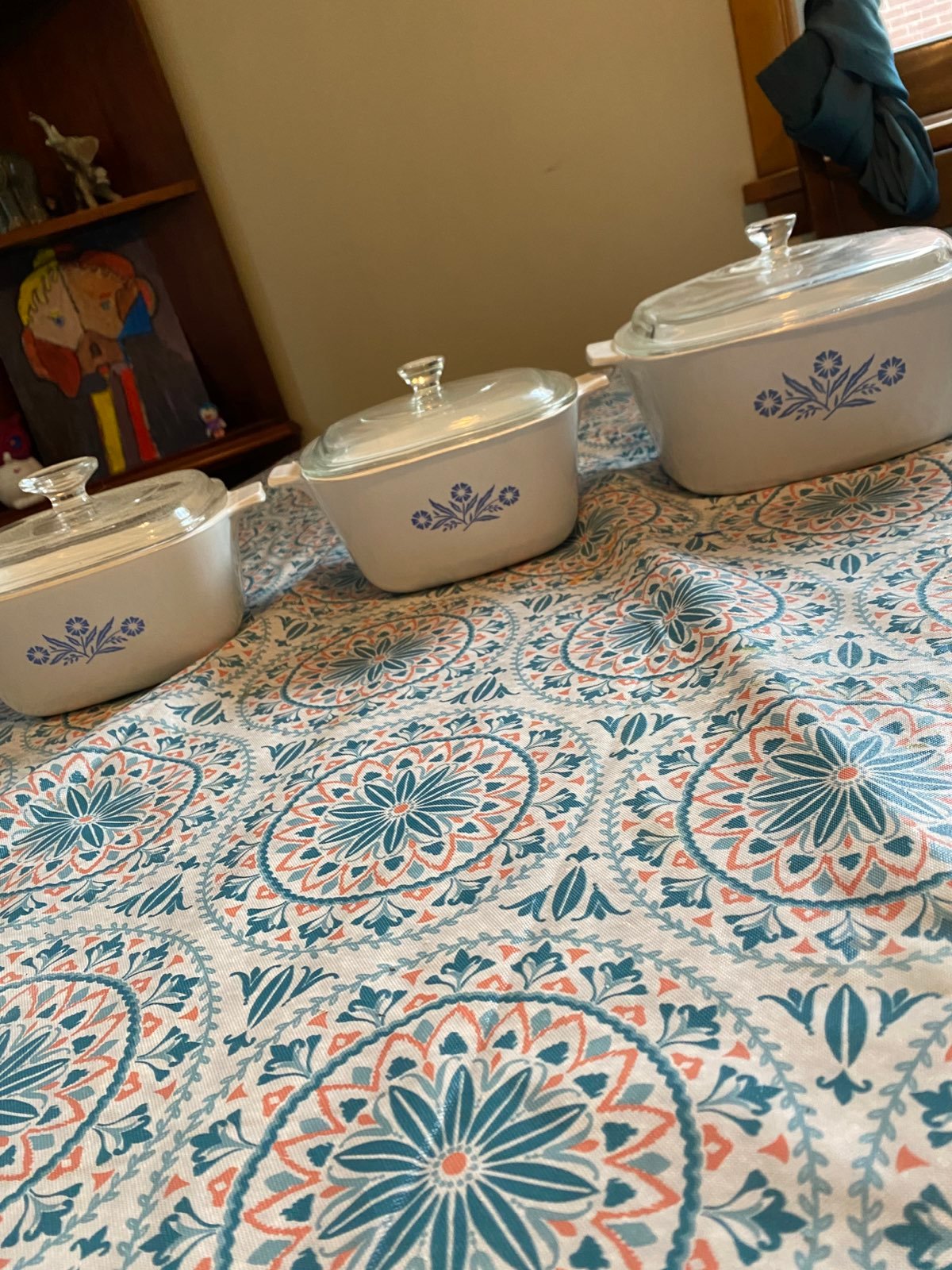 CorningWare blue cornflower set of 3 and