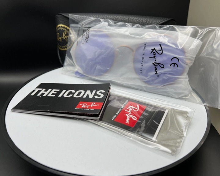 Brand New Sealed Ray-Ban Ja-Jo RB 3592 - Dark Violet Lenses & Shiny Copper Frame